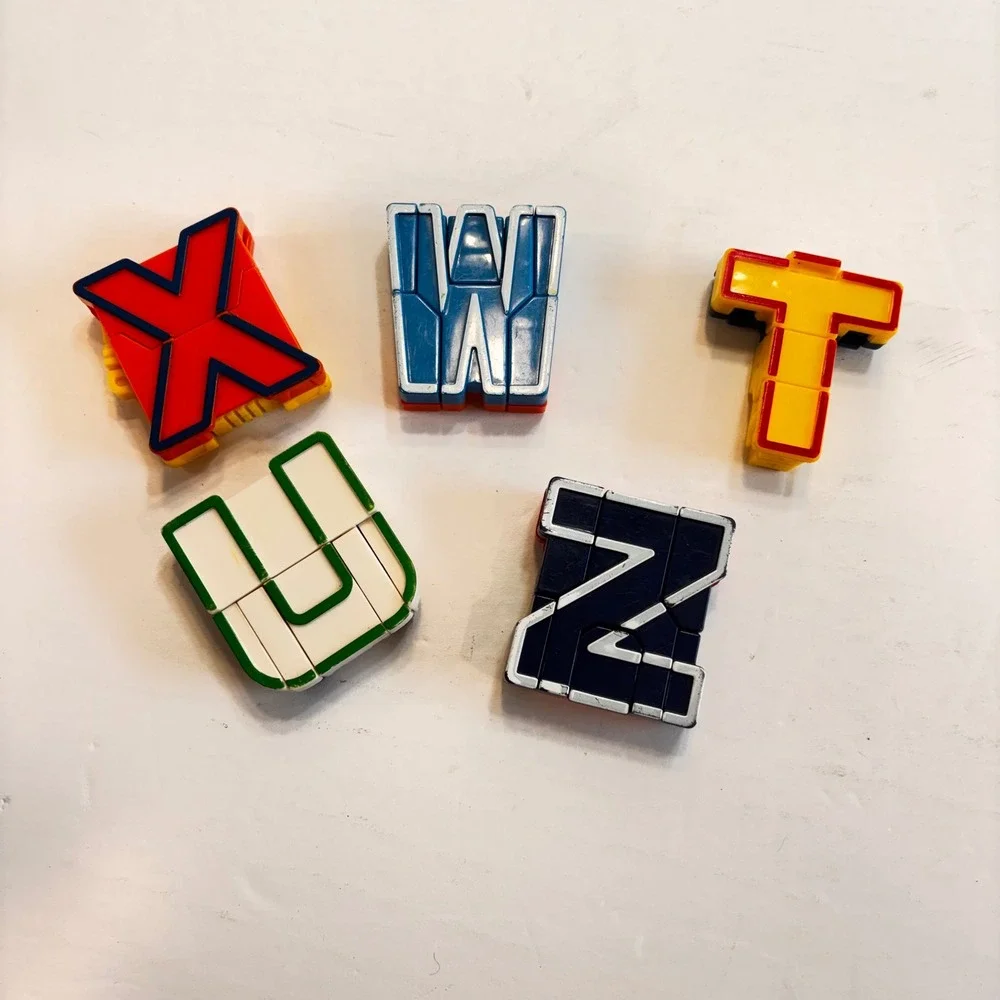 Alpha Bots Alphabet Transformer Robot Letters‎ T U W X Z Lot Replacement